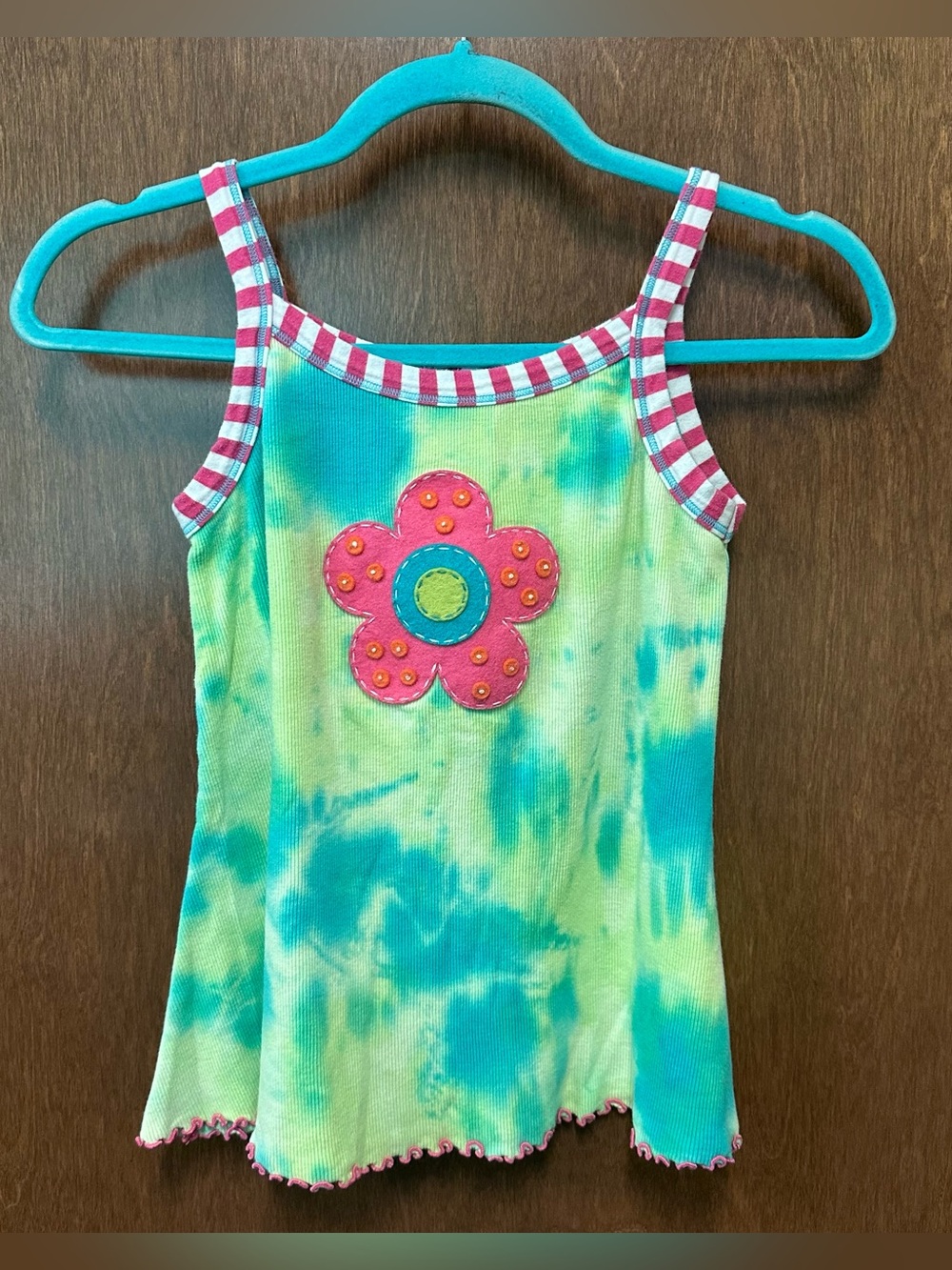 Vintage 90s Y2K Tie Dye Tank - Girls 7/8